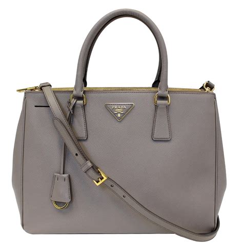 prada double zip tote large|Prada saffiano cuir double bag.